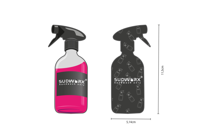 Duftbaum Lufterfrischer - sudworx Flasche Pink